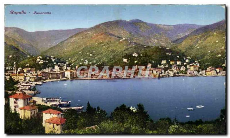 Italy - Italia - Rapallo - Panorama - Old Postcard