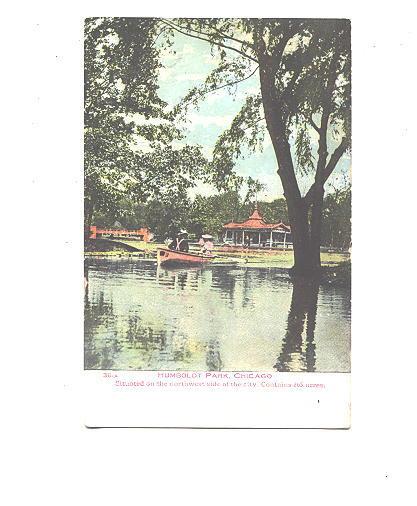 Canoeing, Humboldt Park, Chicago, Illinois,