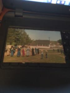 Vtg Postcard: Amish, School Children at Play