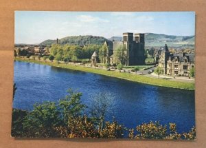 UNUSED POSTCARD - CATHEDRAL FROM CASTLE TERRACE, INVERNESS-SHIRE, SCOTLAND