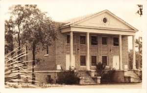 Baptist Church Zephyrhills Florida 1937 RPPC Real Photo postcard