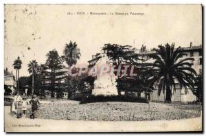 Old Postcard Nice Monuments The Goddess of Spring