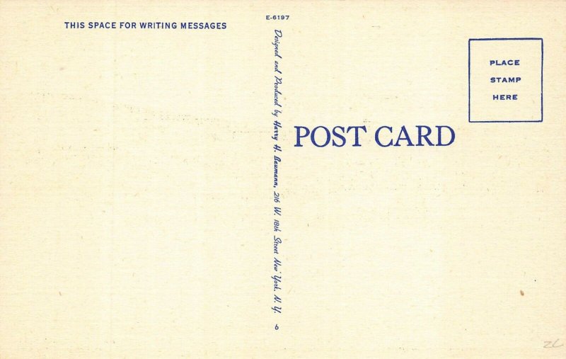 LaGuardia Field NY Trans-Canada Airliner Lockheed Lodestar Postcard