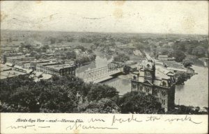 Warren OH Birdseye View c1905 Postcard