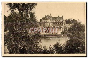 Old Postcard The Chateau D & # 39Amboise Given Des Bords De La Loire
