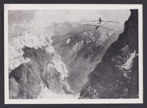 Vintage postcard Germany Circus German Acrobats Zugspitz Artisten