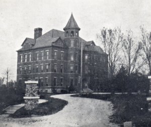 Huntington College IN Indiana Administration Building Vintage Postcard