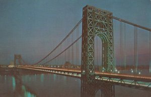 America Postcard - George Washington Bridge, New York City   RS22025
