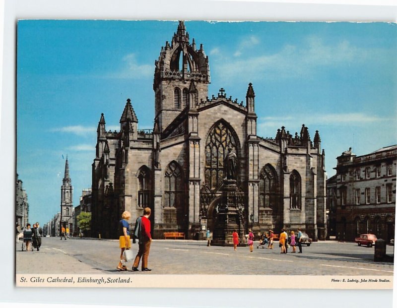 Postcard St. Giles Cathedral, Edinburgh, Scotland