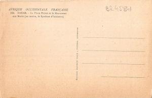 BR45841 la place protet et le monument Dakar senegal