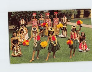 Postcard Hula Show Cast Napili Kai Beach Club Hotel Napili Bay Lahaina HI USA