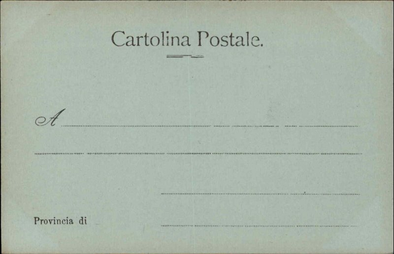 Livorno Italy Lighthouse Torre del Marzocco c1900 Postcard