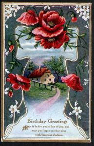 U.S. 19xx Happy Birthday Postcard!