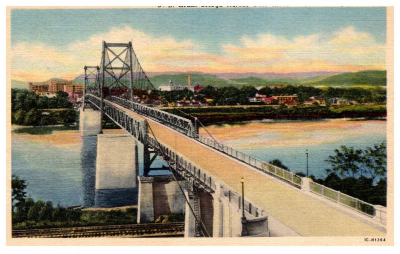 Ohio  Portsmouth US Grant Bridge across Ohio River