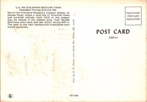 Aberdeen Proving Ground, Maryland Continental Postcard CA5