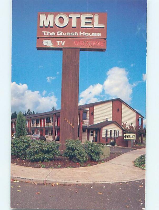 Unused Pre-1980 MOTEL SCENE Vancouver Washington WA hk0721