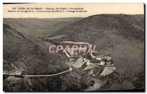 Postcard Old Electricity Vallee Sioul Dam Fades General view