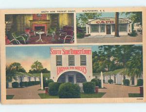 Linen MOTEL SCENE Walterboro South Carolina SC B7659