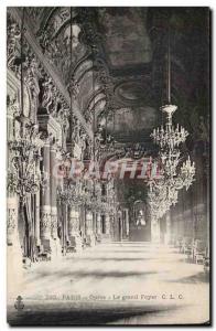 Old Postcard Paris Opera The grand foyer