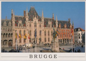 Belgium Postcard - Bruges Market Square, Provincial Government House  RR15582