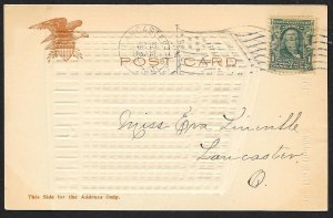 Frick Building Pittsburgh Pennsylvania Used c1906 Deep Embossed Air Brushed!