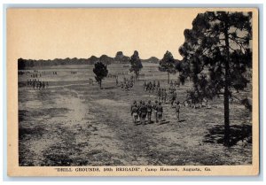 c1920's Drill Grounds 56th Bridge Camp Hancock Augusta Georgia GA WW1 Postcard