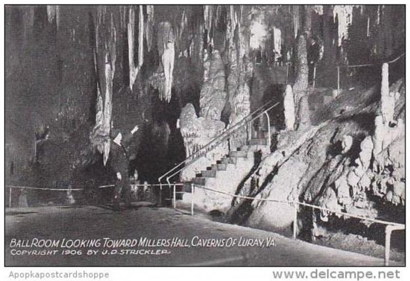 Virginia Luray Caverns Ball Room Looking Towards Millers Hall Caves