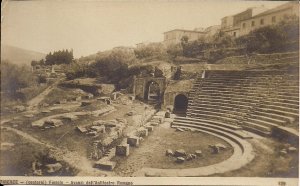 RPPC Florence Italy, 1910, Roman Amphitheater, Ancient Rome, Firenze