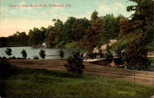 Indiana Richmond View In Glen Miller Park 1909