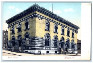 c1910's Post Office Building Scene Street Altoona Pennsylvania PA Postcard