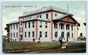 KISSIMMEE, Florida FL ~ Students OSCEOLA HIGH SCHOOL c1910s Postcard