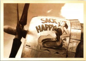 Military World War II Airplane Motor Sack Happy