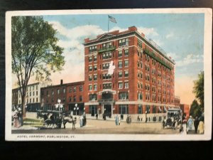 Vintage Postcard 1917 Hotel Vermont Burlington Vermont