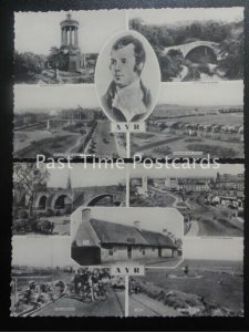 Old PC - 2 x Postcards of AYR, Multiview