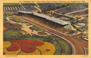 Arcadia California Santa Anita Park Handicap Day Antique Postcard K93452