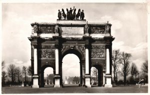 Vintage Postcard 1930's Et SES Merveilles France Are de Triomphe du Carrousel