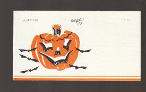 Vintage HALLOWEEN c1950s STANDUP JOL JACK O'LANTERN GIBSON Pumpkin Ex Carpentier