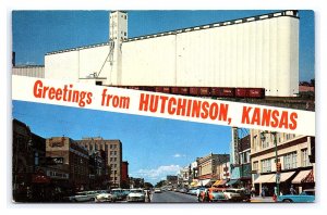 Postcard Greetings From Hutchinson Kansas Multi View Banner Card