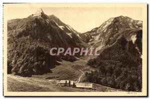 Old Postcard Luchon The Hospice And The Port Of Venasque