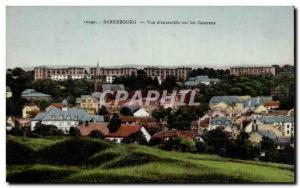 Sarrebourg Postcard Old d & # 39ensemble View barracks