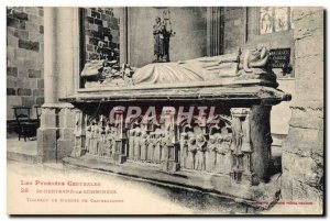 Old Postcard Cathedral of St Bertrand de Comminges Tomb of Hugues de Castelli...