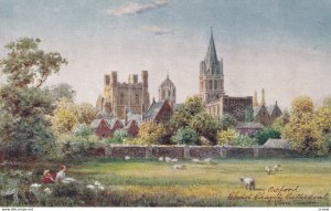 Christ Church Cathedral And Tom Tower, Oxford, 1900-1910s; TUCK 7644