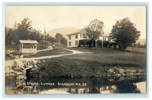 1930 Cold Spring Cottage Starrking New Hampshire NH RPPC Photo Unposted Postcard