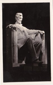 Washington D C Lincoln Monument Lincoln Statue Real Photo