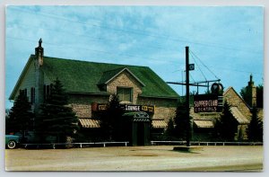Palatine Illinois~Grier's Supper Club~Cocktail Lounge~Art Deco Neon Sign~1960s