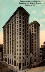 Maryland Baltimore Baltimore and Ohio Building 1912