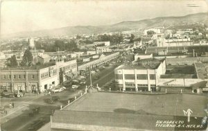 Automobiles Birdseye View Un Aspecto Tijuana Mexico RPPC Photo Postcard 20-4803