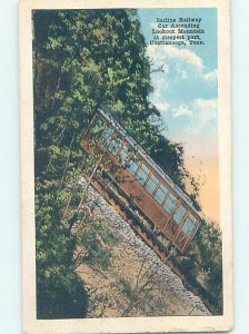 Pre-Chrome TRAIN SCENE Chattanooga Tennessee TN AH6786