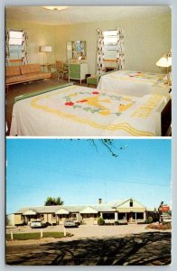 Angola  Indiana  Tri-State Motel & Gift Shop   Postcard