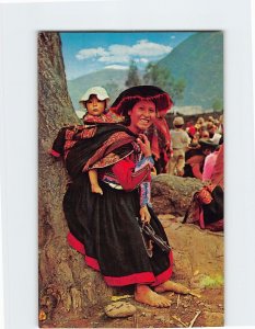 Q-18392 Native Girl from Pisaq Cusco Peru